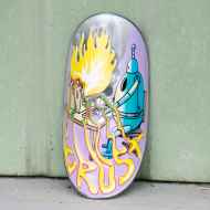 *CRUST BIKES* scape bot head badge