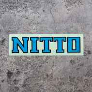 *NITTO* logo sticker (L)