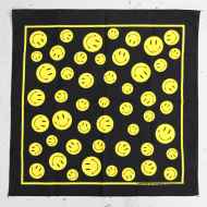 *BL SELECT* bandana (black smiley)