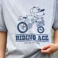 *BLUE LUG* riding ace t-shirt (heather gray)