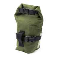 OUTER SHELL ADVENTURE* rolltop saddlebag (leopard) - BLUE
