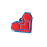 *BLUE LUG* rokkaku heart pins