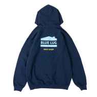 *BLUE LUG* house logo hoodie (navy)