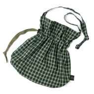 *BLUE LUG* horse feed bag (green check)