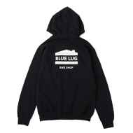 *BLUE LUG* house logo hoodie (black)