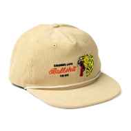 CRUST BIKES* casa verde bullshit snap back cap (navy) - BLUE