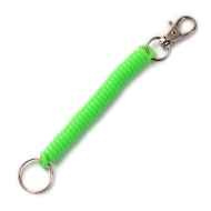 *SUPER COIL* clip on key coil (lime)