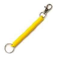*SUPER COIL* clip on key coil (yellow)