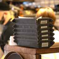 *BLUE LUG* stacking tray (wax olive)