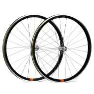 *ASTRAL CYCLING×GRAN COMPE* radiant rim brake wheel set (black/silver/24H)