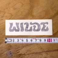 *WILDE* wilde decal (black)