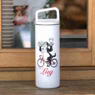 訳アリ *BLUE LUG* lug dog wide mouth bottle (16oz/white)