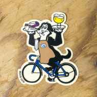 *BLUE LUG* LUG dog sticker (blue/clear)