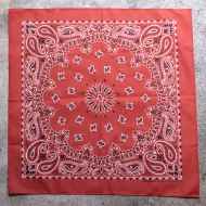 *BL SELECT* bandana (paisley/terracotta red)