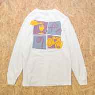 タグ付き新品Lサイズ　BLUE LUG スイフトブルー 長袖Tシャツ BLUE LUG* life long sleeve t-shirt (blue) - BLUE LUG ONLINE