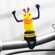 *RAINBOW MONSTERS* bicycle lights (dippy-k sixpacks)