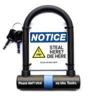 *BLUE LUG* steel u-lock
