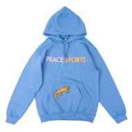 *PEACE SPORTS×BLUE LUG* lizard hoodie (light blue)
