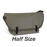 CAMP AND GO SLOW×BLUE LUG* the messenger bag half (brown trout
