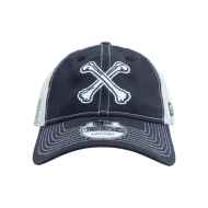 *BONESHAKER MTB* crossbones new era trucker hat