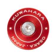 *KUWAHARA* retro inspired stem cap (red)