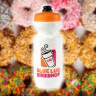 *BLUE LUG* coffee water bottle (white)