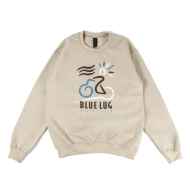 *BLUE LUG* ride on air crewneck sweatshirt (sand)