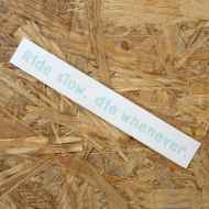 *STRIDSLAND* rsdw sticker (turquoise)