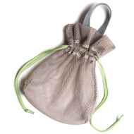 *BLUE LUG* roll kinchaku bag (mesh grey)