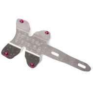 *BOTCHED BIKES* stainless dragonfly (pink bolt)