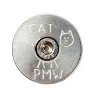 PARAGON MACHINE WORKS* aluminum top cap (purple) - BLUE LUG