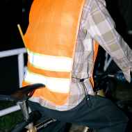 *BLUE LUG* kangaroo safety vest (orange)