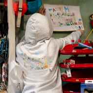 *BLUE LUG* tandem&sai hoodie (ash grey)