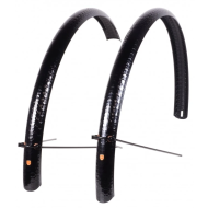 *VELO ORANGE* hammered fenders (black)