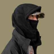 *WILD THINGS×BLUE LUG* storm hoodie (black)