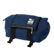 ILE* porteur rack bag small reflective (cordura/gray) - BLUE