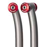 BINGHAM BUILT* titanium layback seatpost (pewter) - BLUE LUG