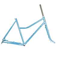 *VELO ORANGE* polyvalent low kicker frame set (meta glacier)