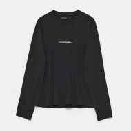 *PORTAL* lateral peak long sleeve t-shirt (black beauty)