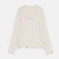 *PORTAL* lateral peak long sleeve t-shirt (bone white)