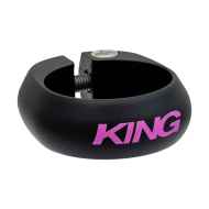 *CHRIS KING* seatpost collar (two tone black punch)