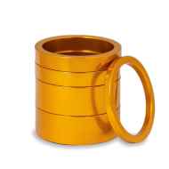 *CHRIS KING* headset spacer kit2 50th (matte gold) 