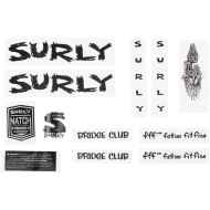 *SURLY* bridge club new frame decal set (black)