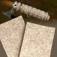 *RIVENDELL* wool felt grips (brown/pair)