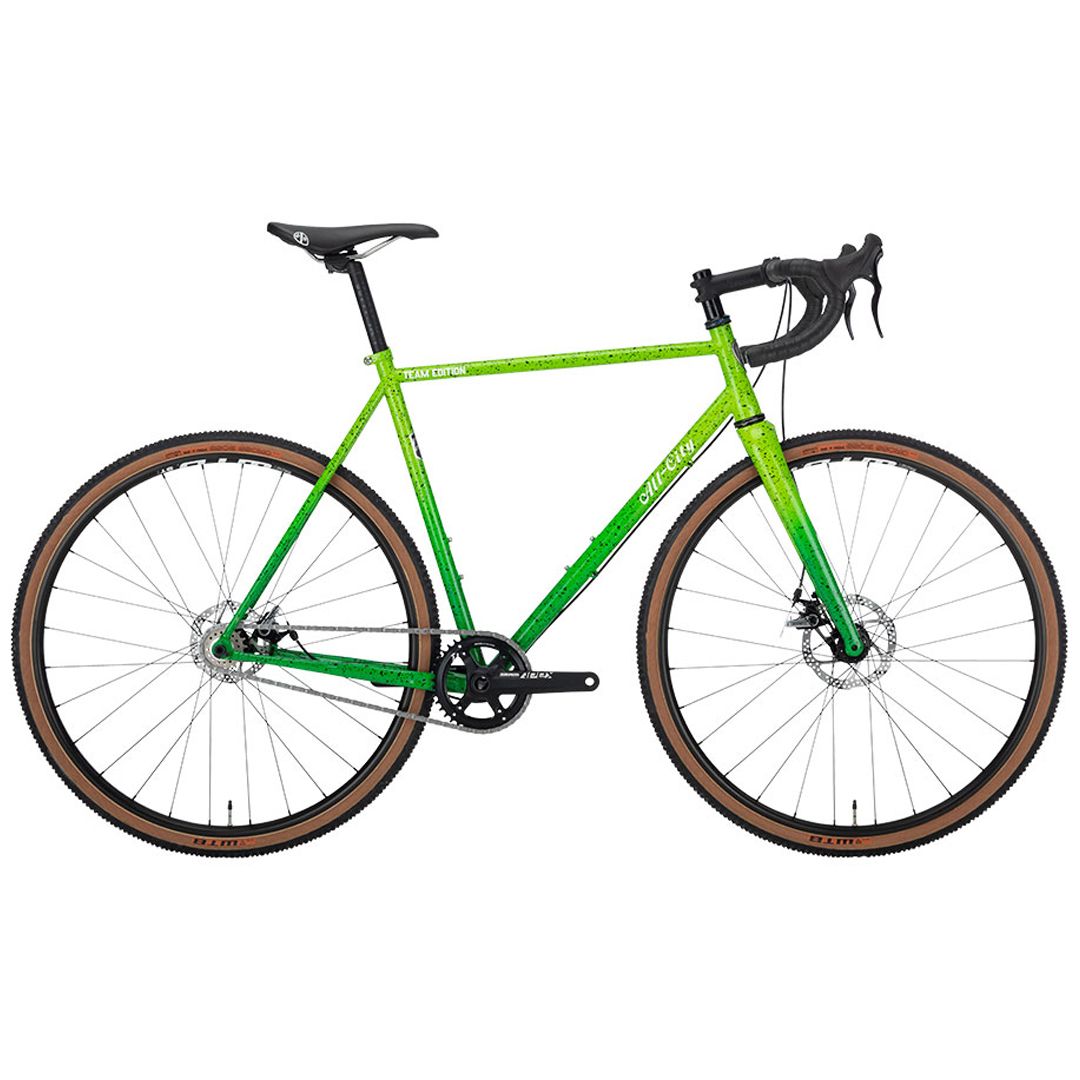 All City Nature Boy Ace Complete Bike Green Fade Splatter All City Nature Boy Ace Complete Bike Green Fade Splatter