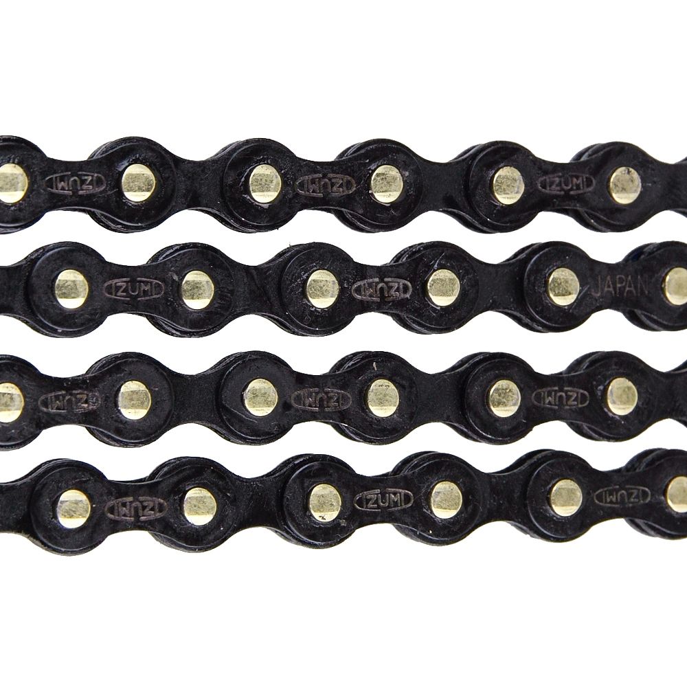 IZUMI* jet black bicycle chain (black) - BLUE LUG ONLINE STORE