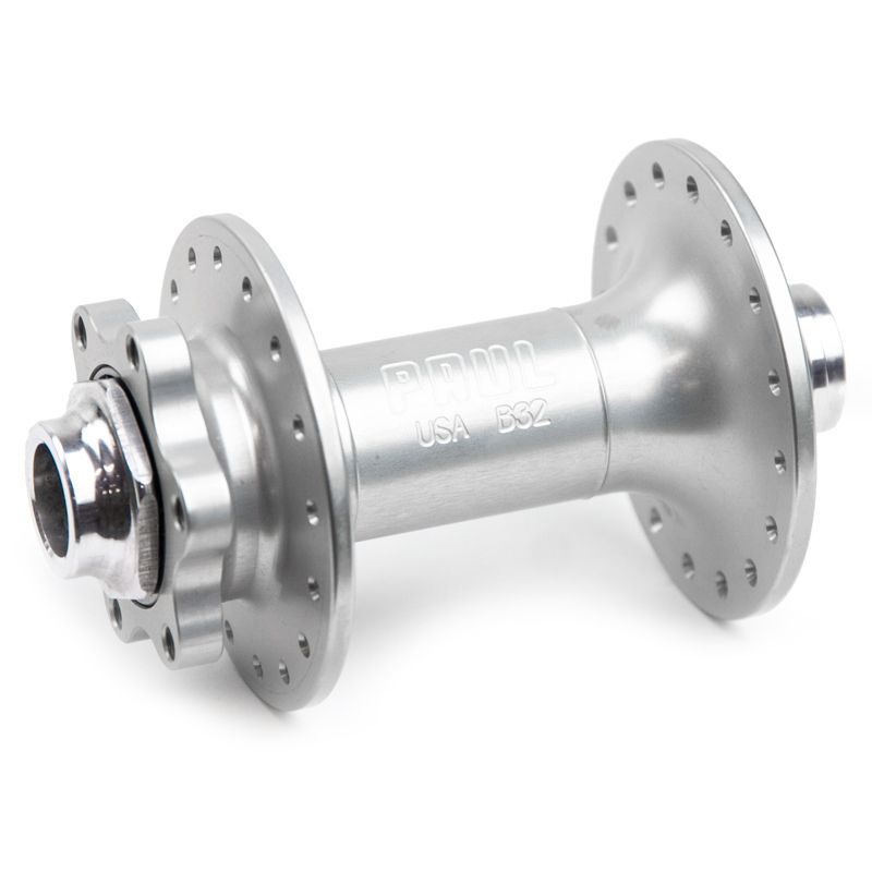 *PAUL* thru-axle disk F hub (silver)