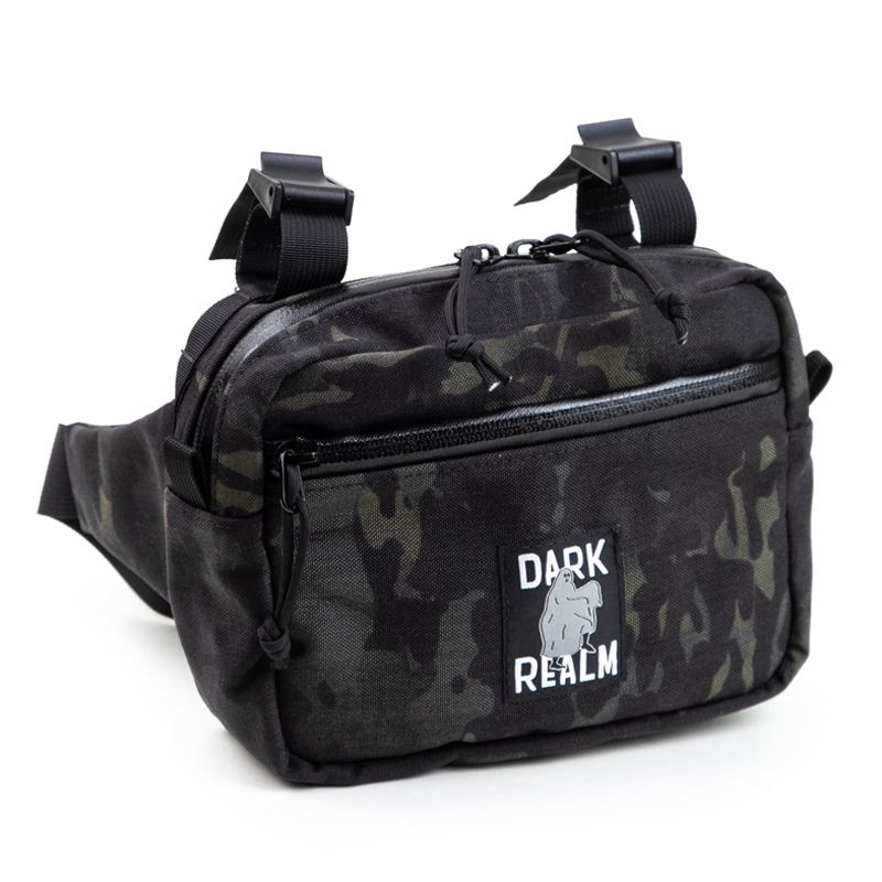 *REALM* dual duty handlebar bag (multicam black)