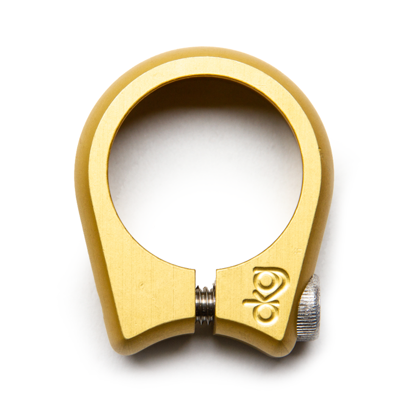 *DKG* seat clamp (gold)