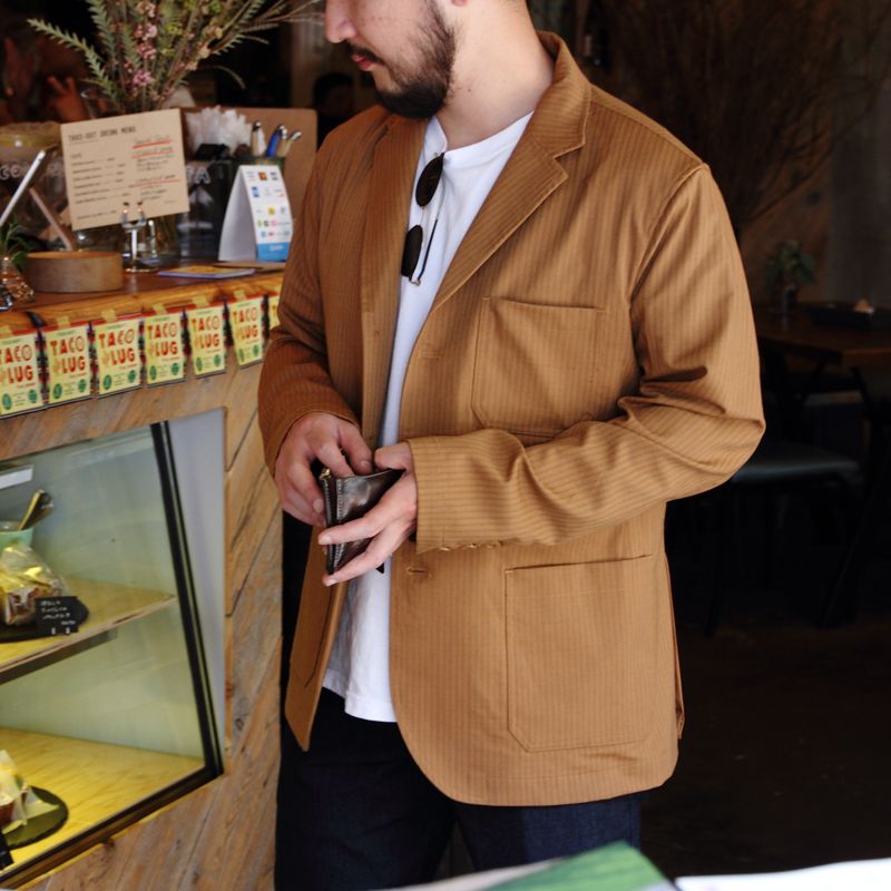 *SWRVE* cordura combat wool blazer (tan)